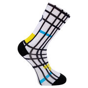 Piet Mondrian cycling socks